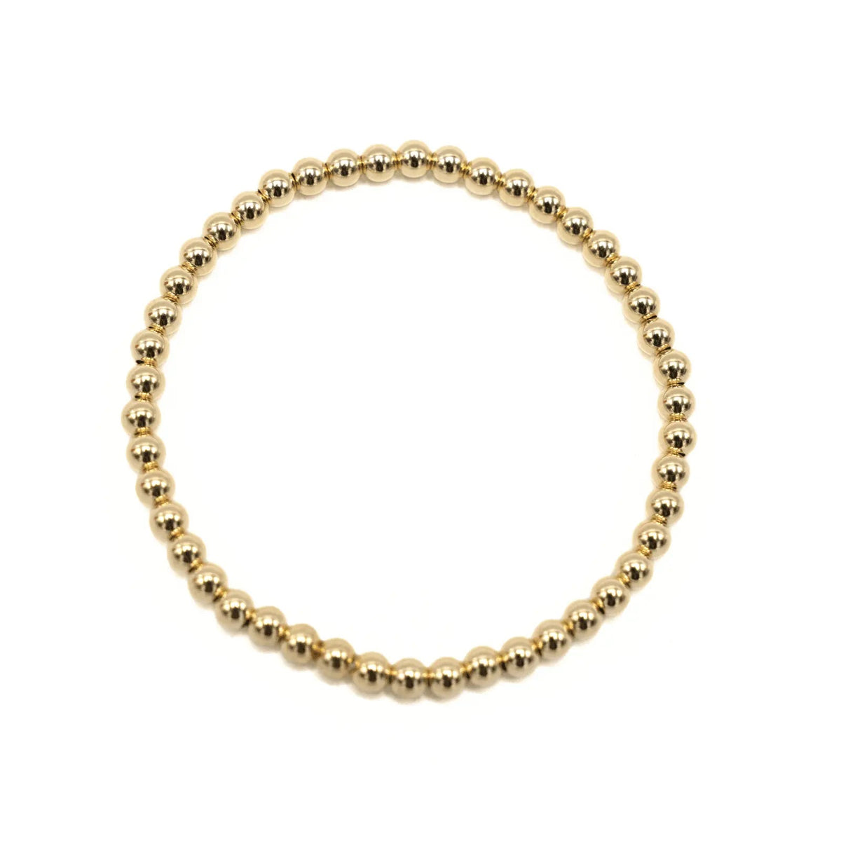 4mm 14k Gold Filled Karma waterproof bracelet