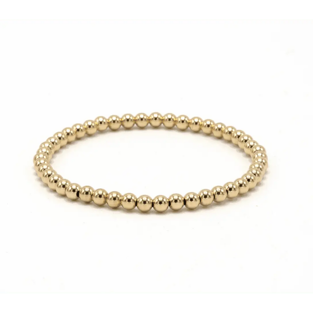 4mm 14k Gold Filled Karma waterproof bracelet