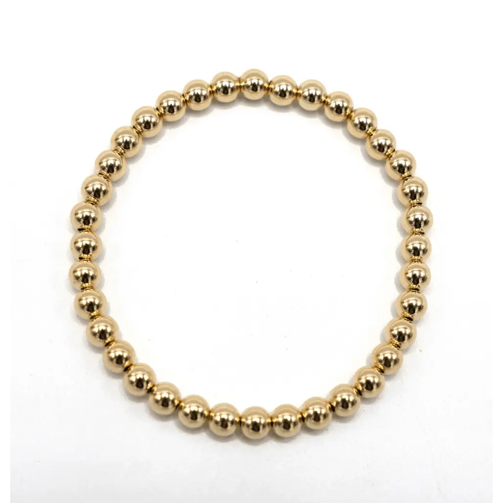 5mm Waterproof 14k Gold Filled Karma Bracelet